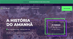 Desktop Screenshot of itforum.com.br