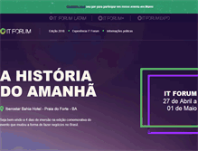 Tablet Screenshot of itforum.com.br